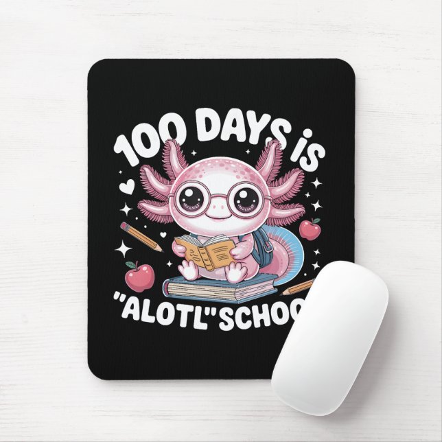 Tapis De Souris 100 jours c'est beaucoup école 100e jour d'école (Avec souris)