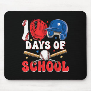 Tapis De Souris 100 Jours De Baseball Scolaire 100E Jour Pour Les