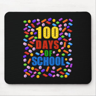 Tapis De Souris 100 Jours De Bâtiments Scolaires Blocs 100E Da