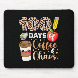 Tapis De Souris 100 Jours De Café Chaos 100E Jour De L'École