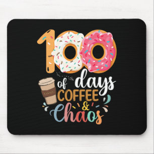 Tapis De Souris 100 Jours De Café Et Chaos Professeur 100ème Jour