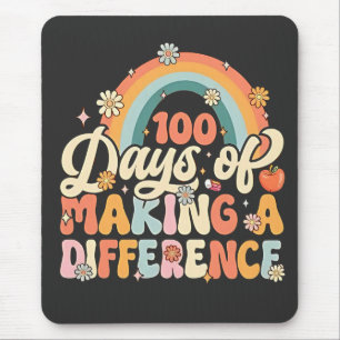 Tapis De Souris 100 jours de faire la différence Enseignement Arc-