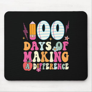 Tapis De Souris 100 Jours De Faire Une Différence 100E Jour De Sch