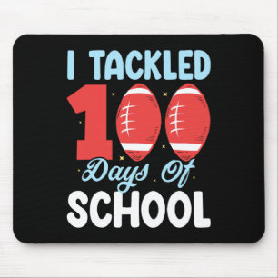 Tapis De Souris 100 Jours De Football Scolaire Garçons Enfants Enf