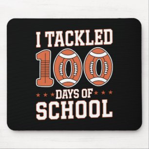 Tapis De Souris 100 Jours De Football Scolaire Garçons Enfants Enf