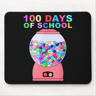 Tapis De Souris 100 Jours De Machine De Gumball Scolaire Pour Les 