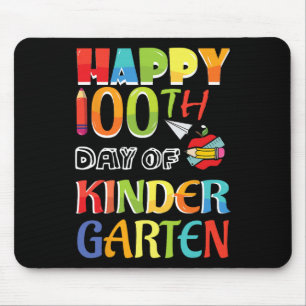 Tapis De Souris 100 Jours D'École Joyeux 100E Jour De La Maternell