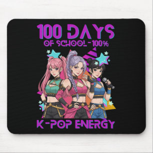 Tapis De Souris 100 jours d'école K Pop 100 jours plus forts Enfan