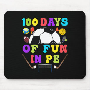 Tapis De Souris 100 Jours D'École PE Enseignant Gym Coach Phys Ed