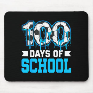 Tapis De Souris 100 jours d'école Soccer Drip 100e jour d'école