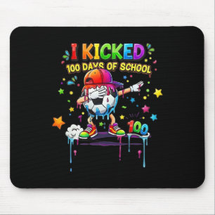 Tapis De Souris 100 Jours D'école Soccer Drip Enfants Garçons Drôl
