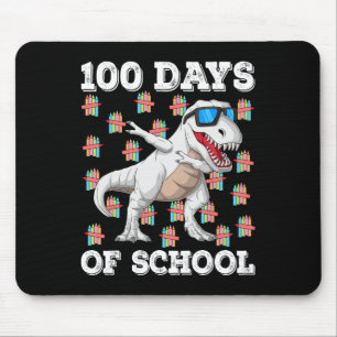 Tapis De Souris 100 Jours D'École T-rex Dabbing Enfants Garçons 10
