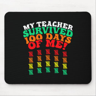 Tapis De Souris 100 Jours D'École Tee Kids 100e Jour D'École Co