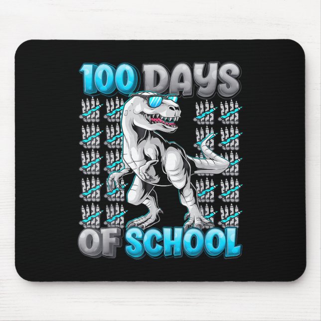 Tapis De Souris 100 Jours D'École Trex 100 Jours Smarter 100E (Devant)