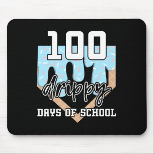 Tapis De Souris 100 jours dégoulinants d'école Bysebyll Glace 100è