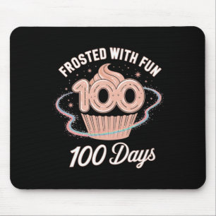 Tapis De Souris 100 Jours Frosted With Fun Cupcake Milestone Celeb