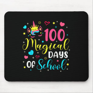 Tapis De Souris 100 Jours Magiques 100ème Jour De L'École Unicorne
