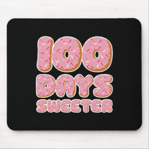 Tapis De Souris 100 Jours Plus Doux Donut 100 Jours D'école Avec S