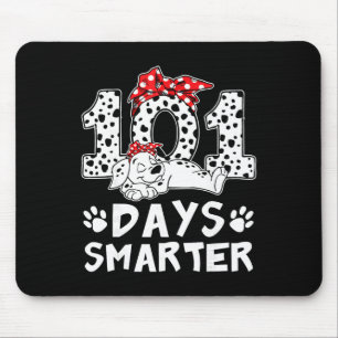 Tapis De Souris 100 jours plus intelligent 101 jours d'école Chien