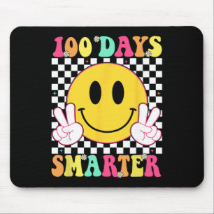 Tapis De Souris 100 jours plus intelligent sourire rétro enseignan