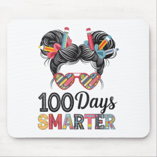 Tapis De Souris 100 Jours Smarter Messy Bun Hair 100e Jour De