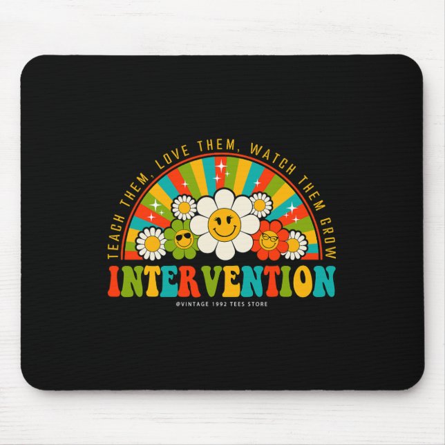 Tapis De Souris 100 Jours super D'Intervention Des Enseignants Sco (Devant)
