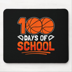 Tapis De Souris 100E Jour De Basketball Scolaire 100 Jours D'École