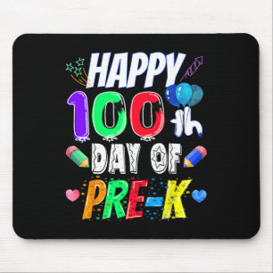 Tapis De Souris 100e Jour De Cadeau Scolaire 100 Jours D'Enseignan