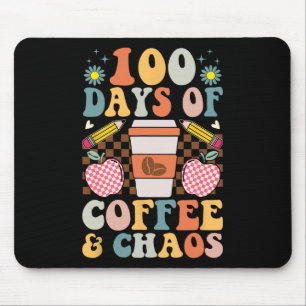 Tapis De Souris 100ème Jour De L'École 100 Jours De Café Pour L'En