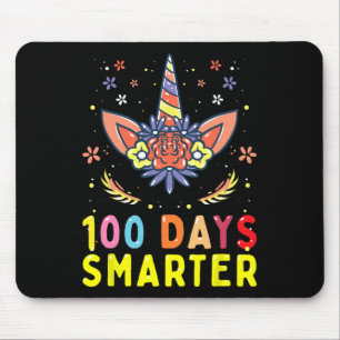 Tapis De Souris 100ème Jour De L'École 100 Jours Plus Intelligente