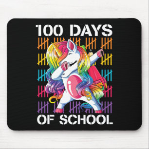 Tapis De Souris 100ème Jour D'Enseignants Scolaires 100 Jours Unic