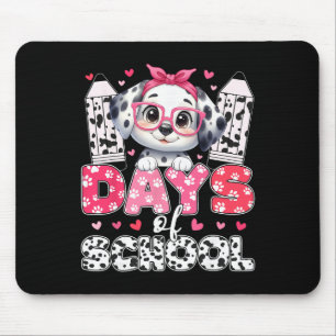 Tapis De Souris 101 Jours Chien Mignon 100ème Jour D'École Fille E