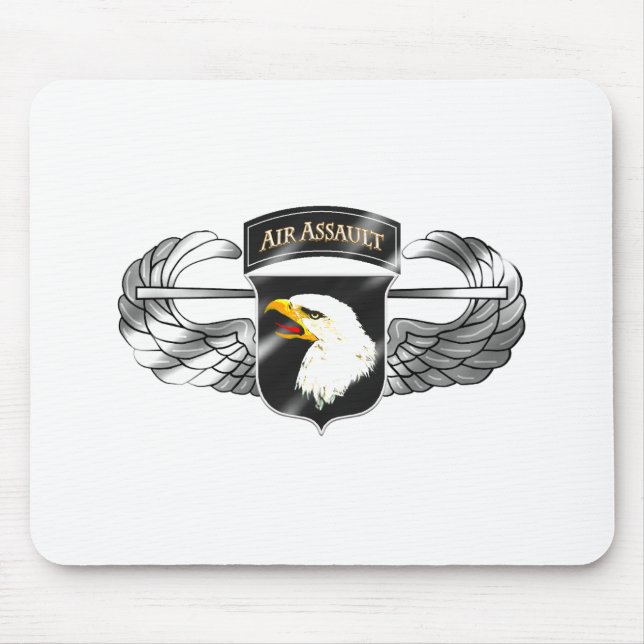 Tapis De Souris 101st Assaut aérien criant Eagles (Devant)