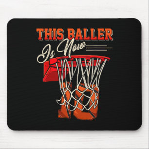 Tapis De Souris 10e anniversaire pour garçon Basketball 10 ans enf