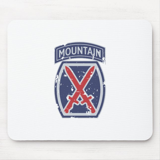 Tapis De Souris 10e Division des montagnes "Montagnard" (Devant)