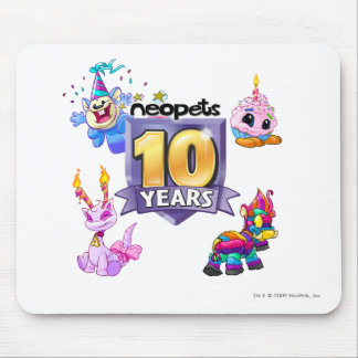 Tapis De Souris 10ème Logo d'anniversaire