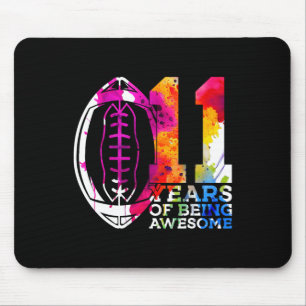 Tapis De Souris 11 ans d'être fantastique Football 11e anniversair