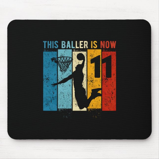 Tapis De Souris 11 Year Old Sketll 11th Birthday Boy  (Devant)