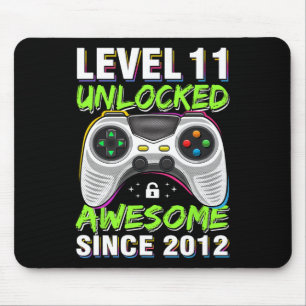 Tapis De Souris 11ans Anniversaire Fils Garçon Amusant Joueur 11e