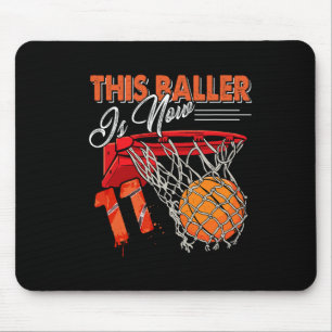 Tapis De Souris 11e anniversaire Bysketbyll Amusants 11 ans Enfant