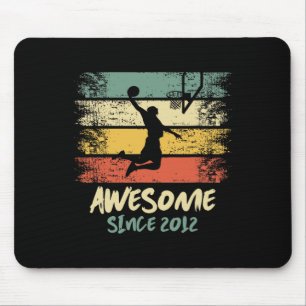 Tapis De Souris 11e Anniversaire Joueur De Basket-Ball Magnifique