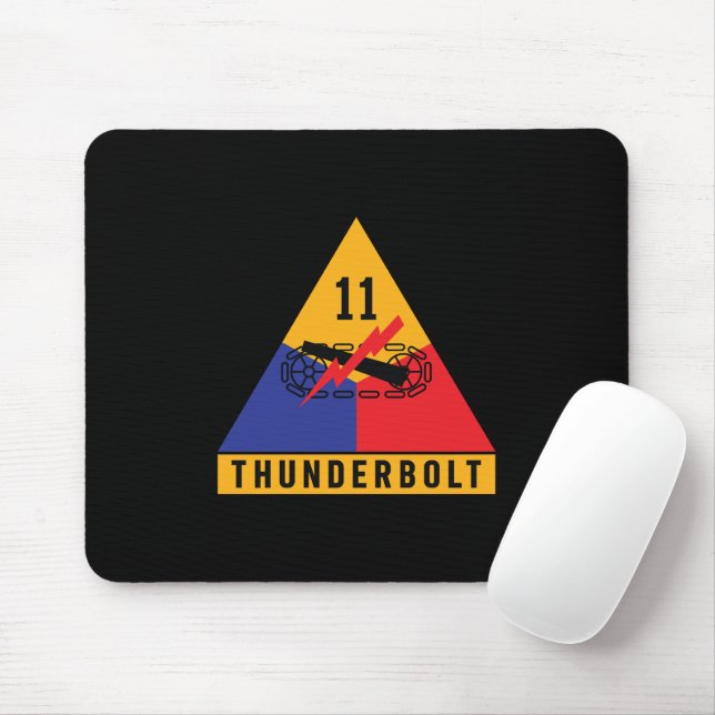 Tapis De Souris 11e division blindée "Thunderbolt" (Avec souris)