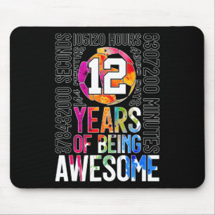 Tapis De Souris 12 Ans de Football Génial 12e Anniversaire _1