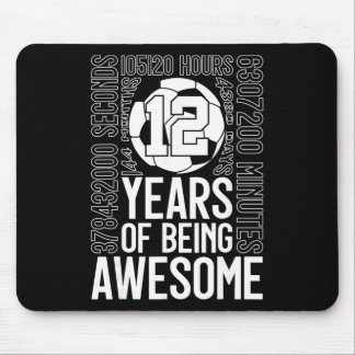 Tapis De Souris 12 Ans de Football Incroyable 12e Anniversaire _2