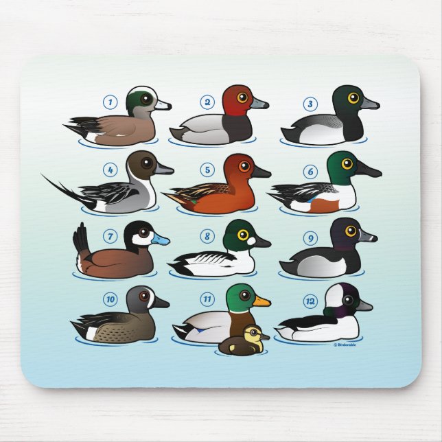 Tapis De Souris 12 canards (Devant)