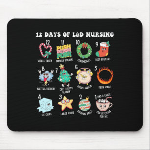 Tapis De Souris 12 Jours de l'unité de soins infirmiers Landd Trav