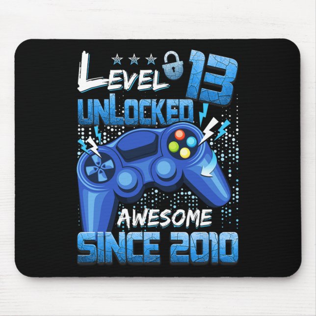Tapis De Souris 13 Déverrouillé Awesome 2010 Jeu vidéo garçon 13e  (Devant)