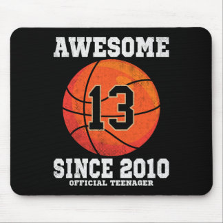 Tapis De Souris 13e anniversaire de basket-ball Van officiel 13 an