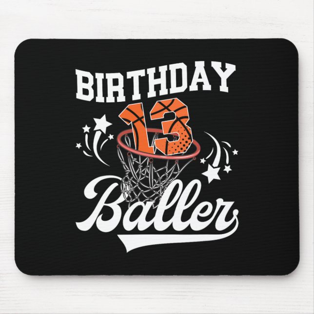Tapis De Souris 13e anniversaire de Sketll Treize ans Sketll Play (Devant)