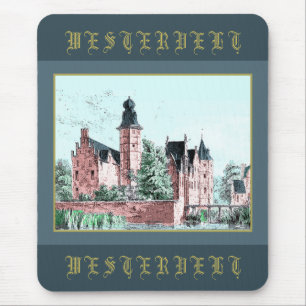 Tapis De Souris 1729 A. de Haen Dutch Kasteel WESTERVELT